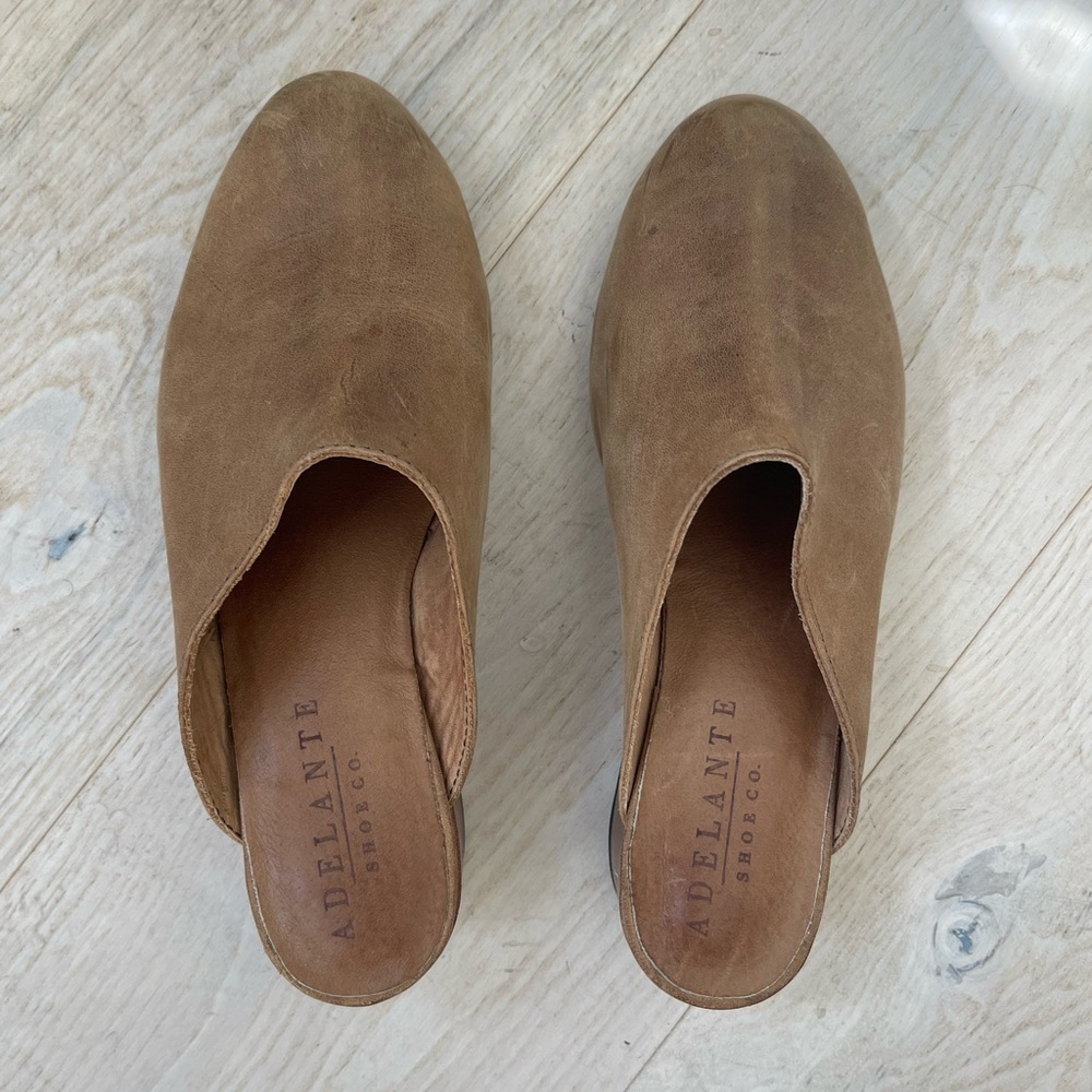 Adelante mule Nubuck Leather Camilla size 8 C.
